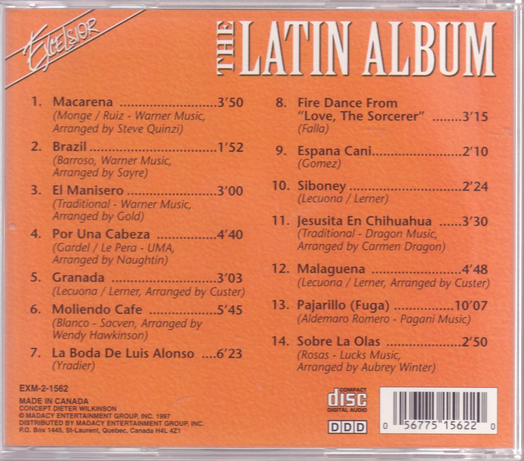 The Latin Album Performed By the Orlando Pops Orchestra [Audio CD]