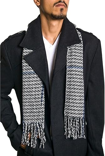 Miniatura 123 de Alpine Swiss Bufanda a cuadros para hombre, ultra suave, chal de invierno, cálido, ligero, para clima frío