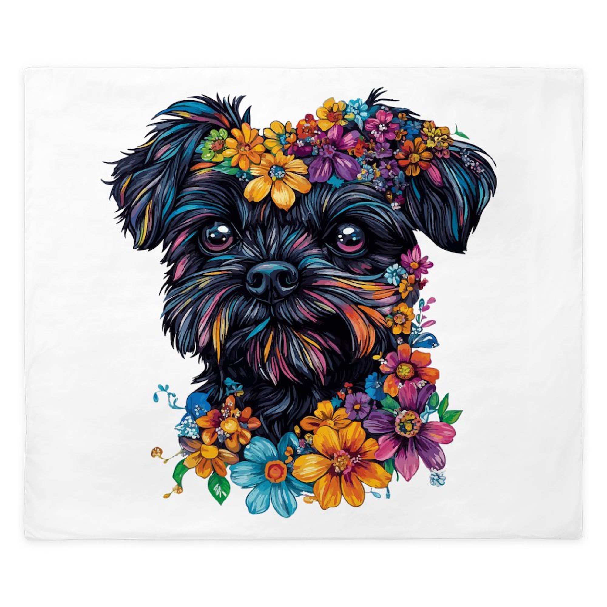 CafePress Affenpinscher King Duvet Cover, Printed Comforter Cover, Unique Bedding
