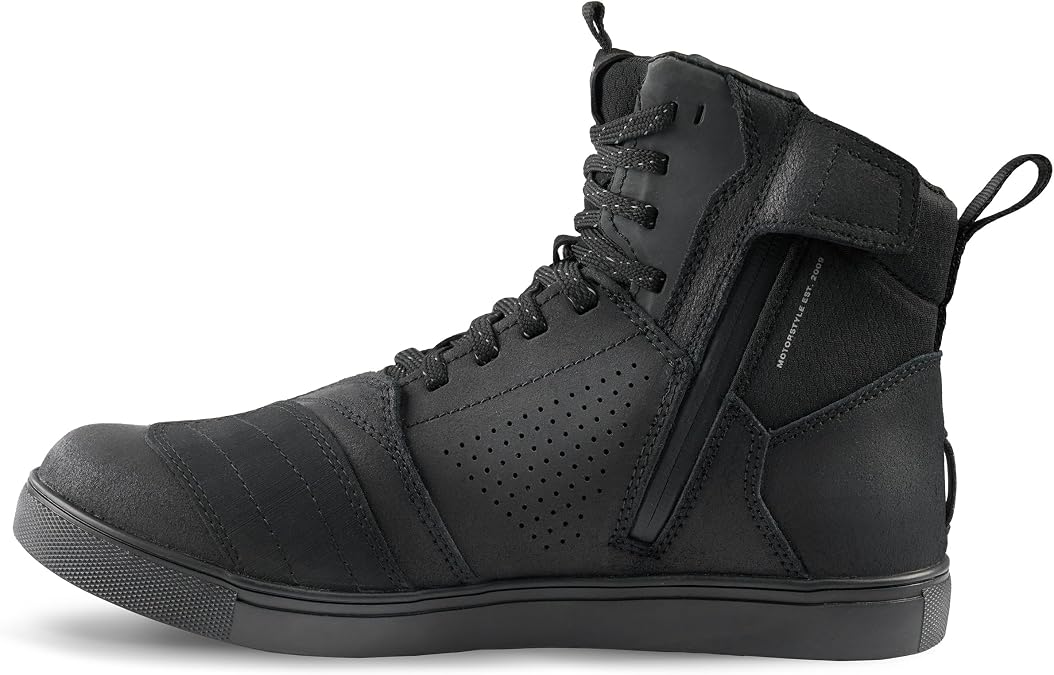 SHIMA Rebel 2.0 Motorbike Boots for Men Women Ventilated Waterproof Leather Shoes Summer Suede Motorcycle