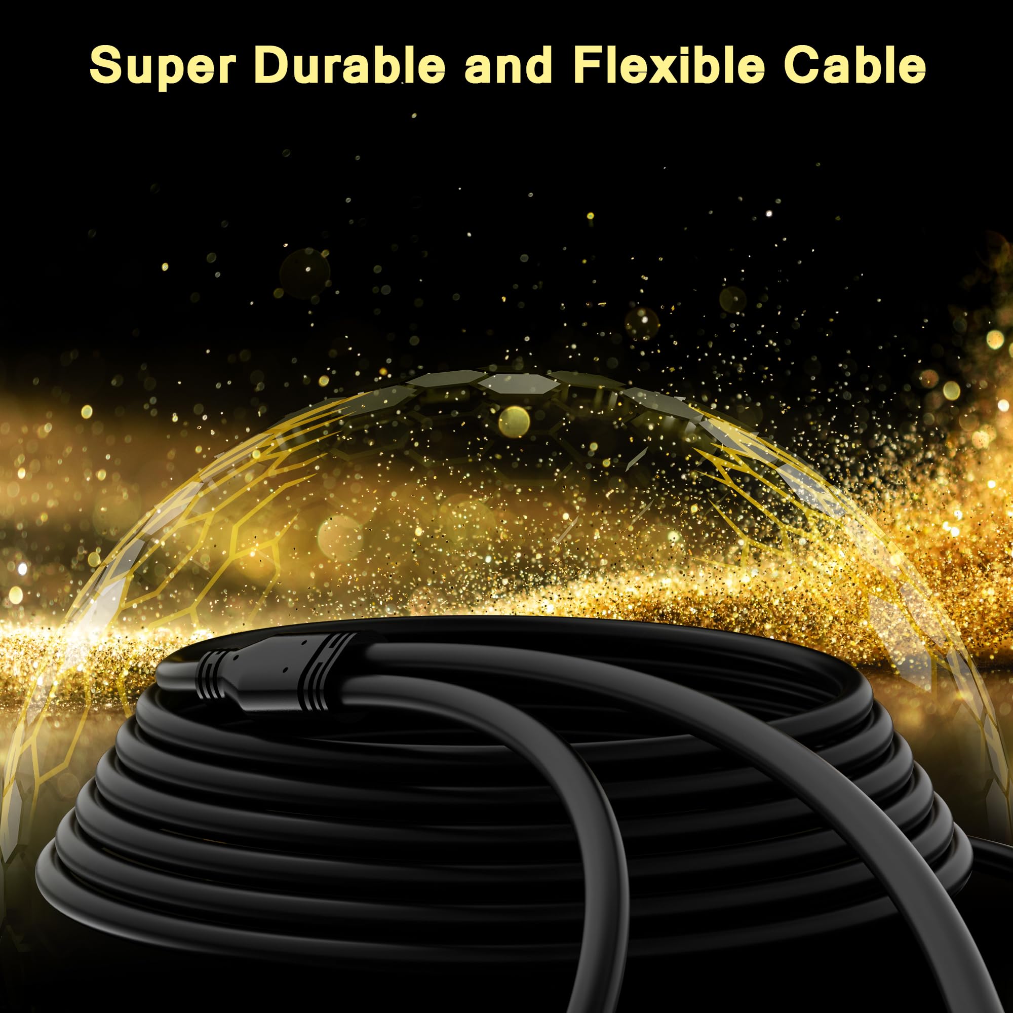 Câble stéréo TRS 3,5 mm vers 2 XLR Pro 15,2 m, câble adaptateur répartiteur en Y mâle de 0,3 cm vers double XLR mâle, câble de dérivation auxiliaire vers double XLR, câble de microphone
