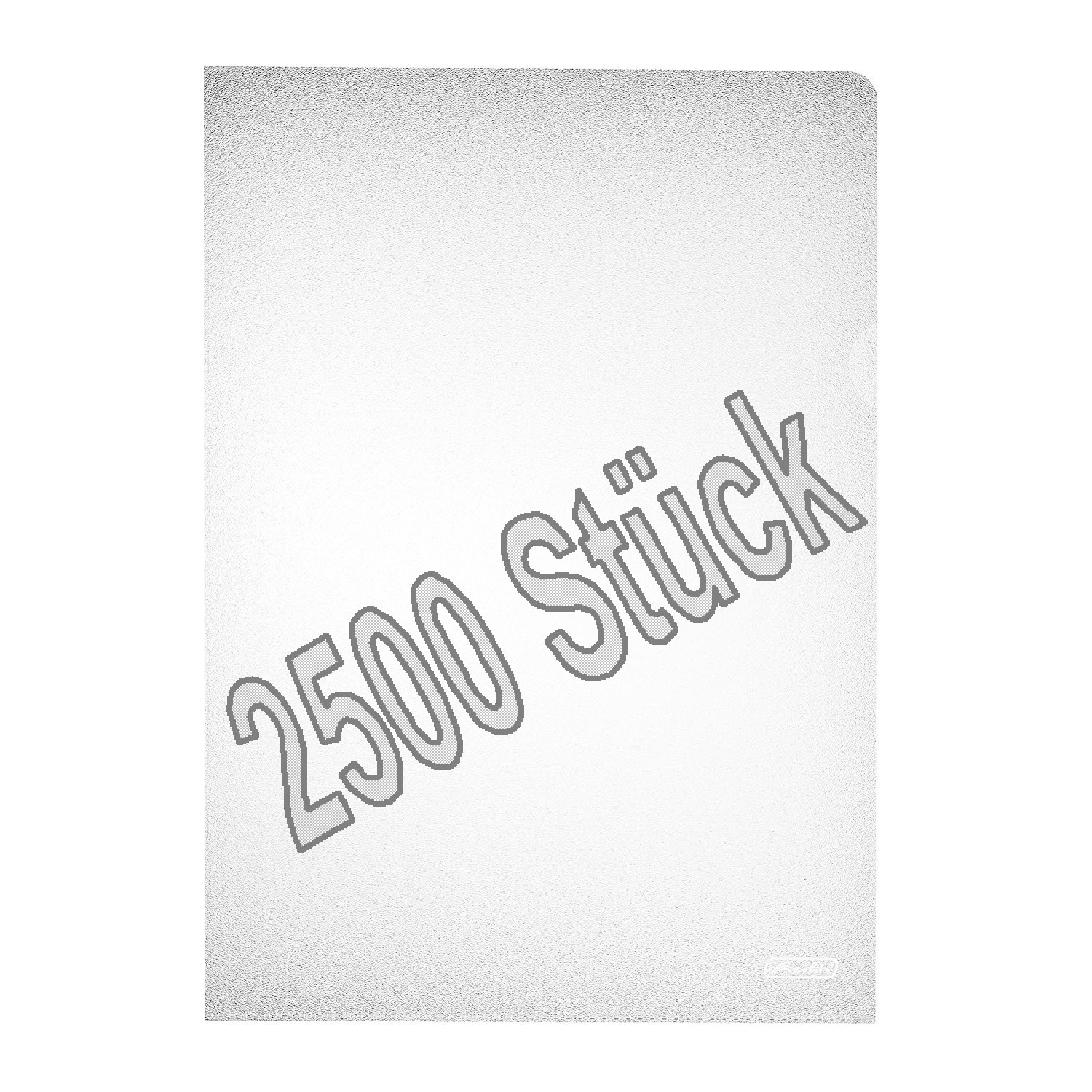 Herlitz 10843753 Aktenhülle A4 PP genarbt Eco., 100er Packung, dokumentenecht (2500)