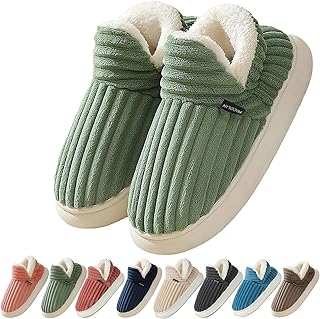 Sponsored You’re seeing this ad based on the product’s relevance to your search query.Learn more about this advertisement Coswind Slippers Women Men Winter Warm Closed Plush Soft Modern Comfortable Elegant Non-Slip Memory Foam Slippers