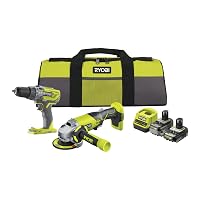 RYOBI 18V ONE+ 6-tlg Akku-Combo-Kit RCK182O-242SZL