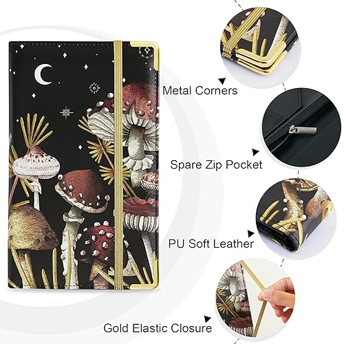 Miniatura 4 de Bienbee Libro de mesera, libro para camarera, libro para camarera, libro de camarera con bolsillo con cremallera, libro de servir, bloc de notas,