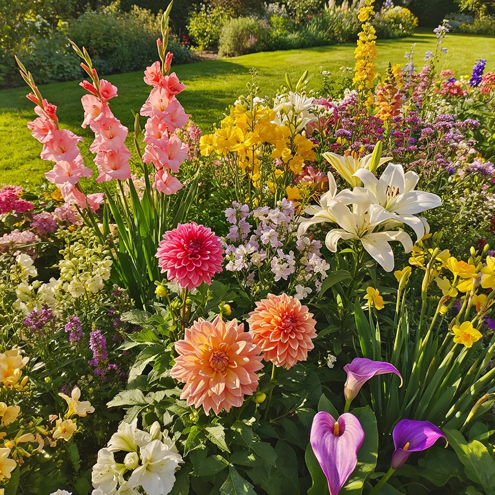BlumenRhizom Mehrfarbig 15zwiebeln - balkonblumen dürreresistente