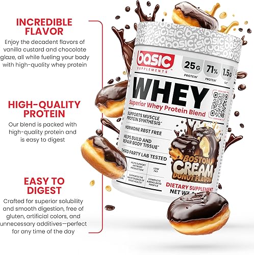 Miniatura 4 de Proteína de suero en polvo, 0.88 oz de proteína, perfil completo de aminoácidos, sin gluten, bajo en grasa, sin RBST, apoya la recuperación muscular