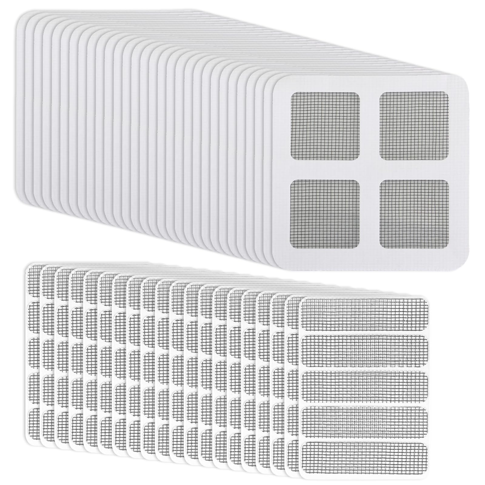 Fliegengitter Reparatur Set 130 Stück Fliegengitter Fenster Reparatur Klebeband Flicken Selbstklebend Fliegennetz Reparaturset