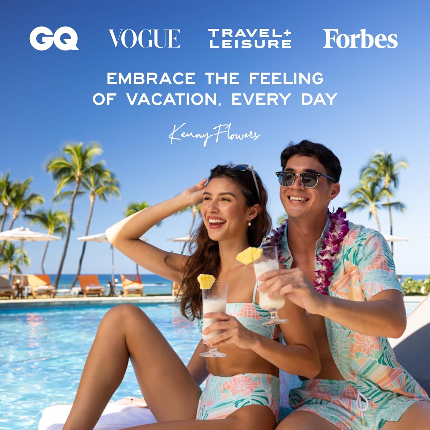 Kenny Flowers Men's Short Sleeve Button-Down Shirt, Printed Modern Hawaiian Shirt, Soft Rayon, Regular and Relaxed Fit - Image 6