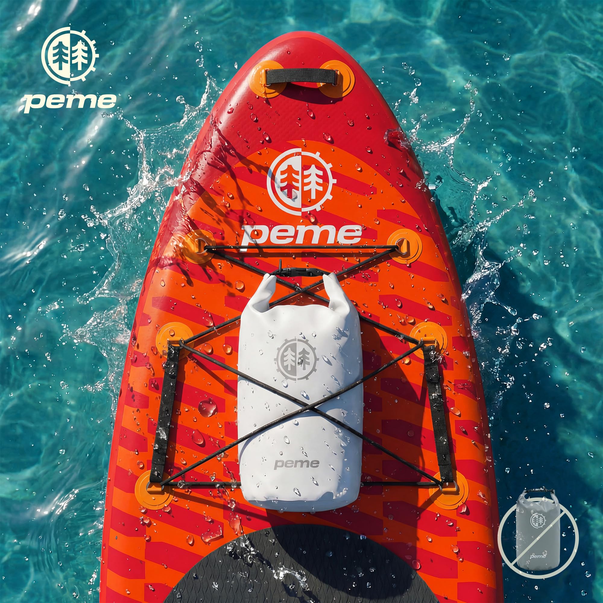 peme Paddle Gonflable Adulte 2 Place Stand Up Paddel Padle Peche Planche Aquatique Surf Standup Loisir pour Sport Mer Lac Rivière Équilibre Dérive avec Pompe Sac Antidérapant 150 166 kg 320 350 cm