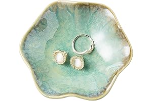 BEUNAIZER Jewelry Dish Tray, Ring Dish, Ceramic Trinket Tray, Key Bowl, Decorative...