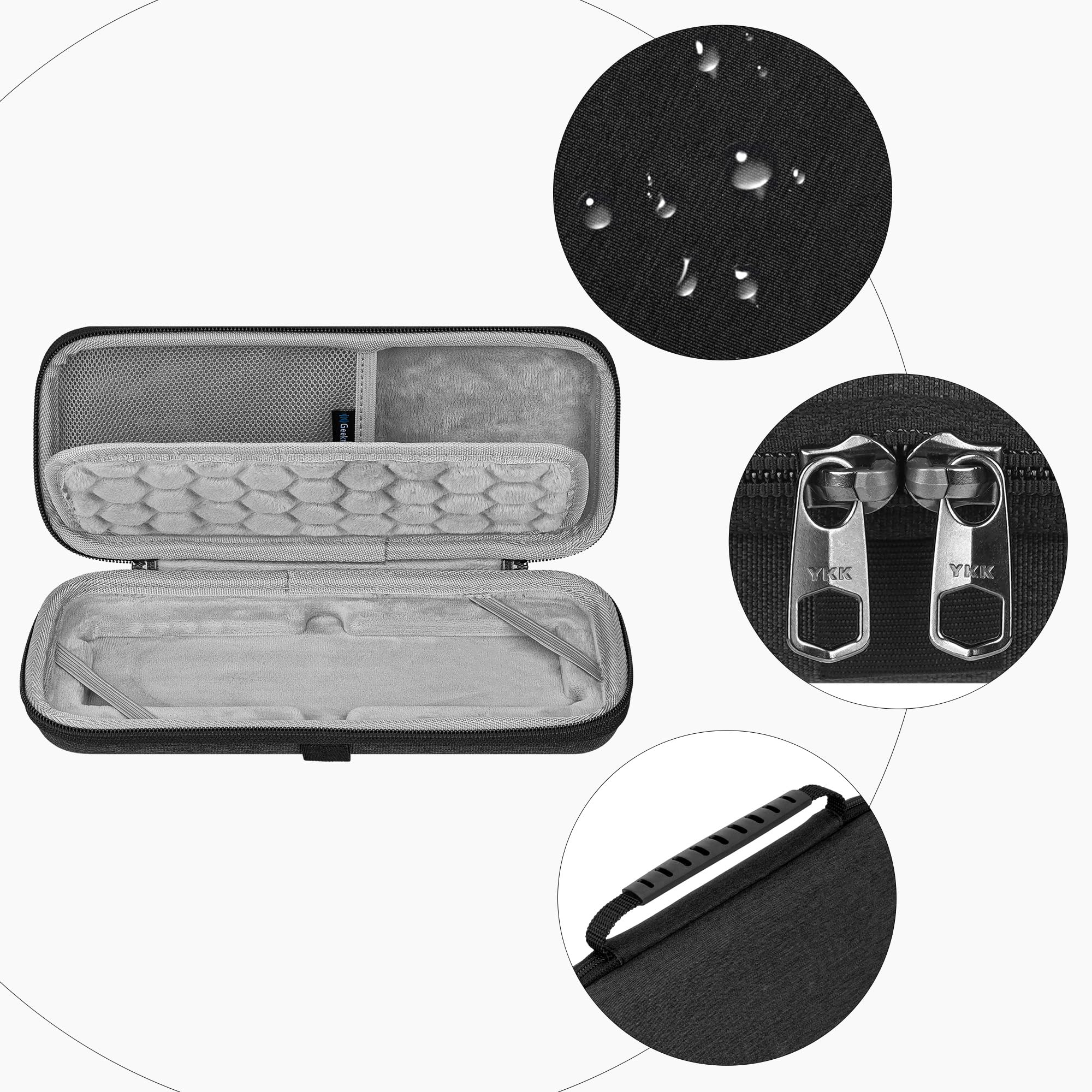 GEEKRIA Hard Shell Travel Carrying Case, Compatible with Teenage Engineering OP-Z Portable Sequencer, Synthesizer - Image 4
