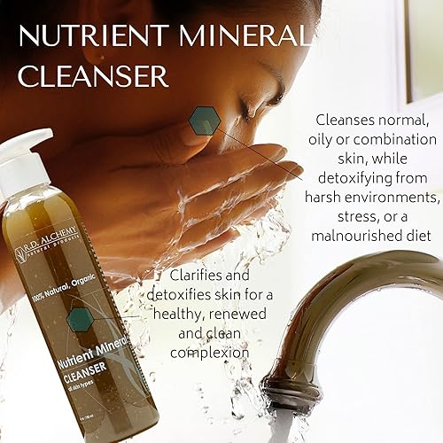 Miniatura 2 de RD Alchemy - Limpiador mineral de nutrientes naturales y orgánicos para nutrir y renovar la piel estresada, congestionada y desnutrida. Contiene