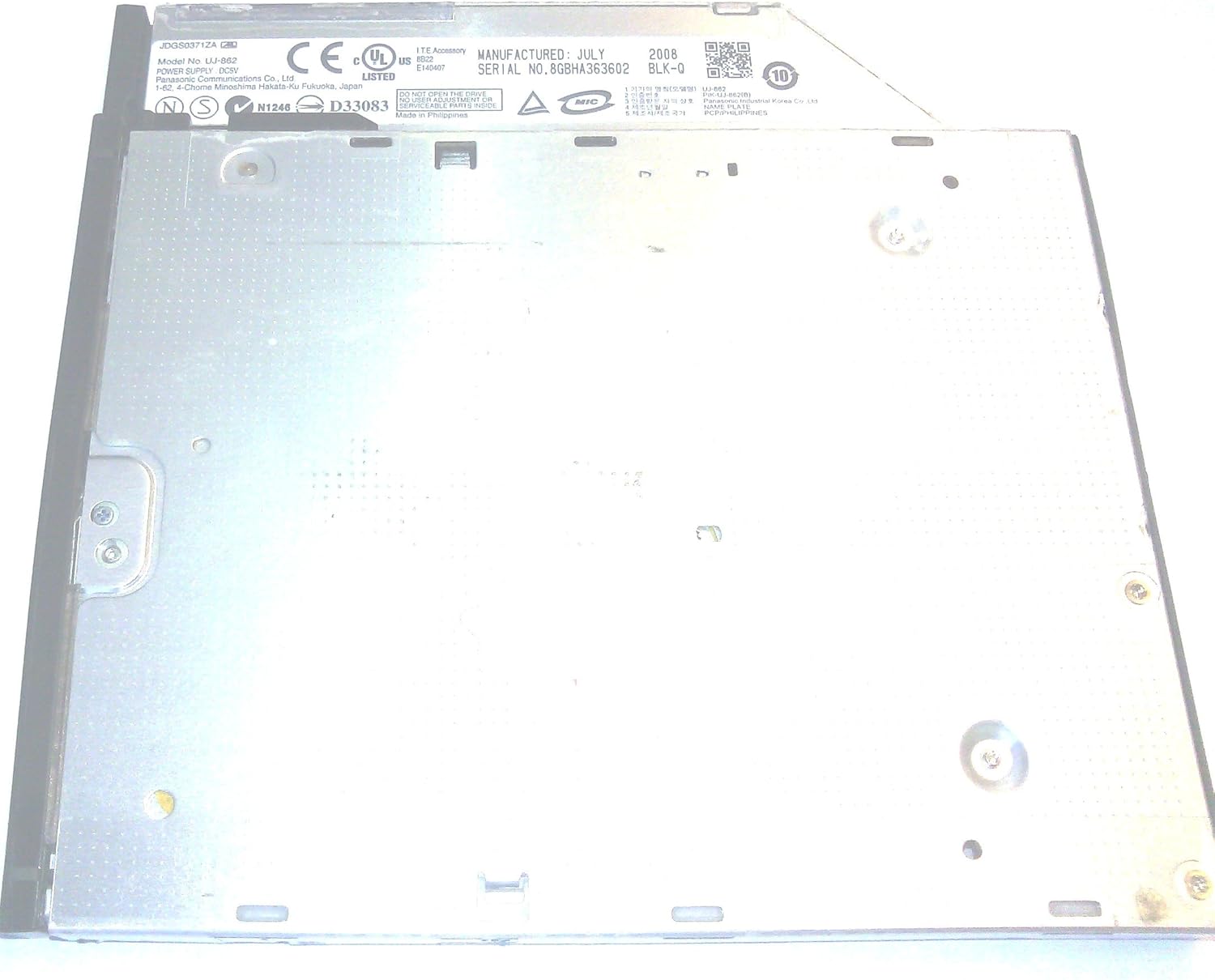 IBM Lenovo Thinkpad Ultraslim Multi Internal DVD Burner For Part Numbers 42T2506, 39T2851, 39T2507, 39T2570, 39T2579, 39T2677, 39T2676, 3P3342, 13N6768, 13N6769