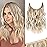 REECHO Invisible Wire Hair Extensions with Thinner Softer Lace Weft (Dark Blonde with Highlights, 12 Inch (Pack of 1))