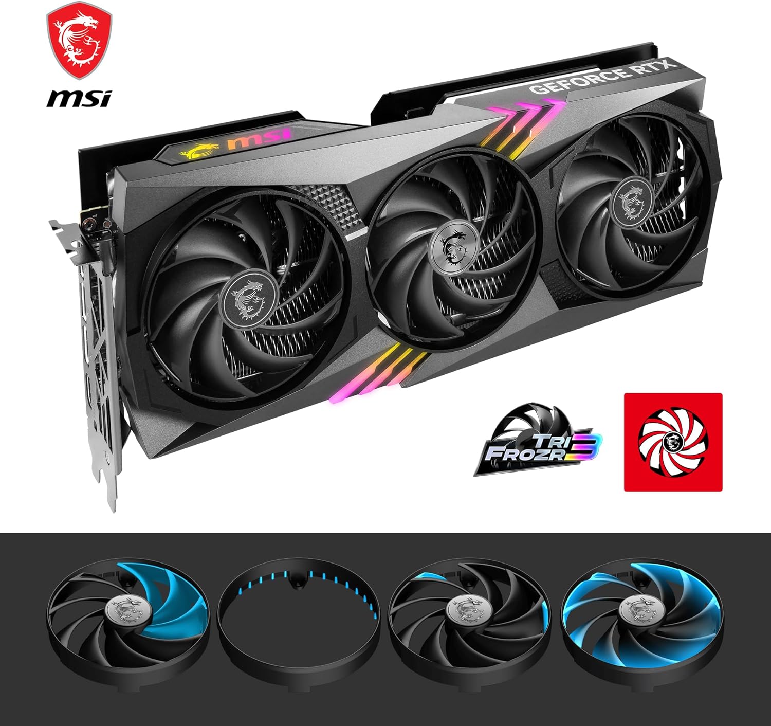 MSI GeForce RTX 4060 Ti Gaming X Trio 8G Scheda Video Gaming - 8 GB GDDR6, 18Gbps, PCIe 4.0, Tri Frozr 3, RGB, DLSS3 MSI GeForce RTX 4060 Ti Gaming X Trio 8G Scheda Video Gaming - 8 GB GDDR6, 18Gbps, PCIe 4.0, Tri Frozr 3, RGB, DLSS3