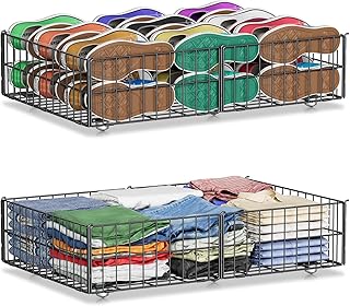 Mr IRONSTONE Under Bed Storage Containers with 6 Wheels, Upgraded Metal ...