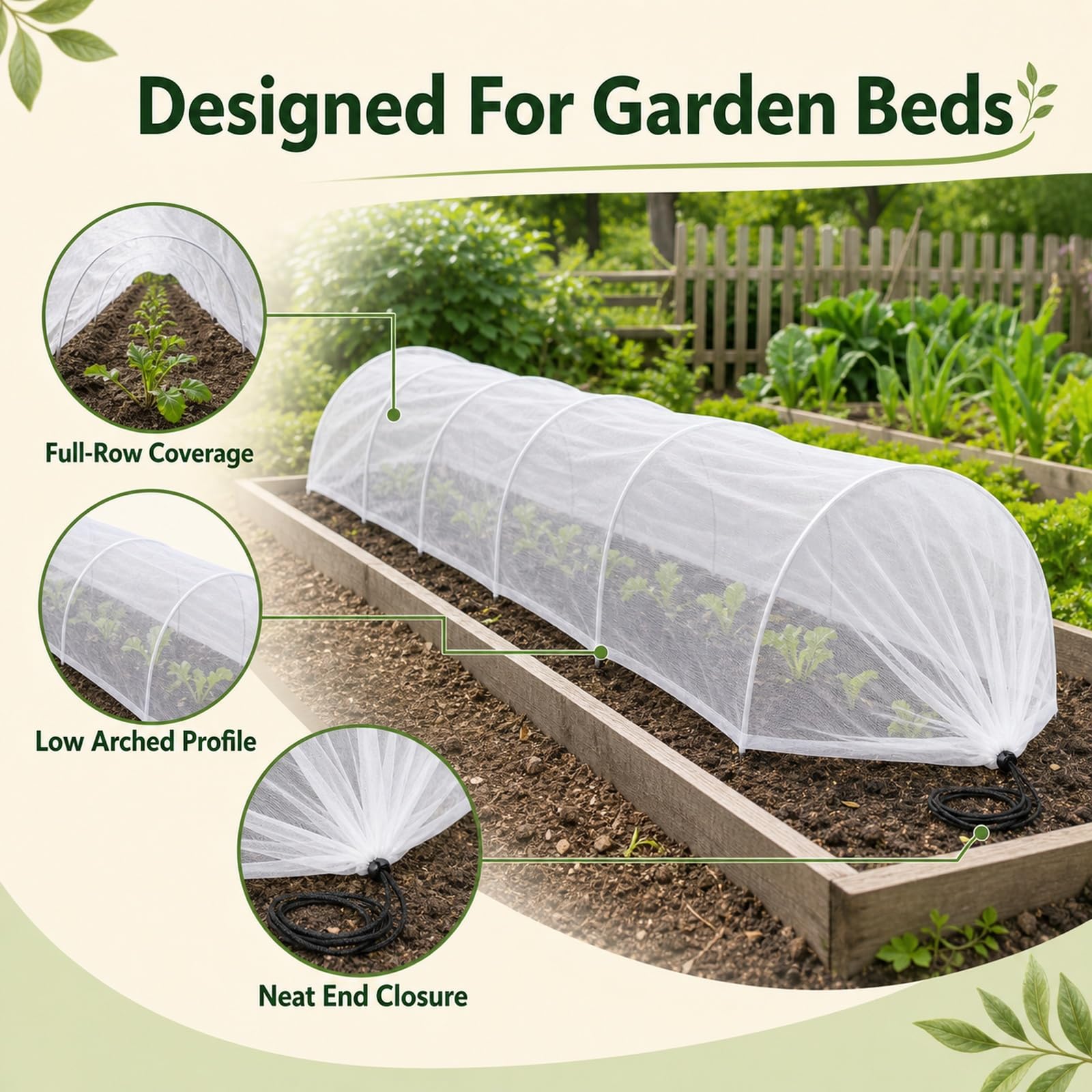 Tunnels per Coltivare Verdure,Tunnels Agricolo in Rete per La Sowing,Tunnels da Giardino in Rete,Risparmia Spazio,Prevenire Gli Attacchi di Insetti,Uccelli E Animali