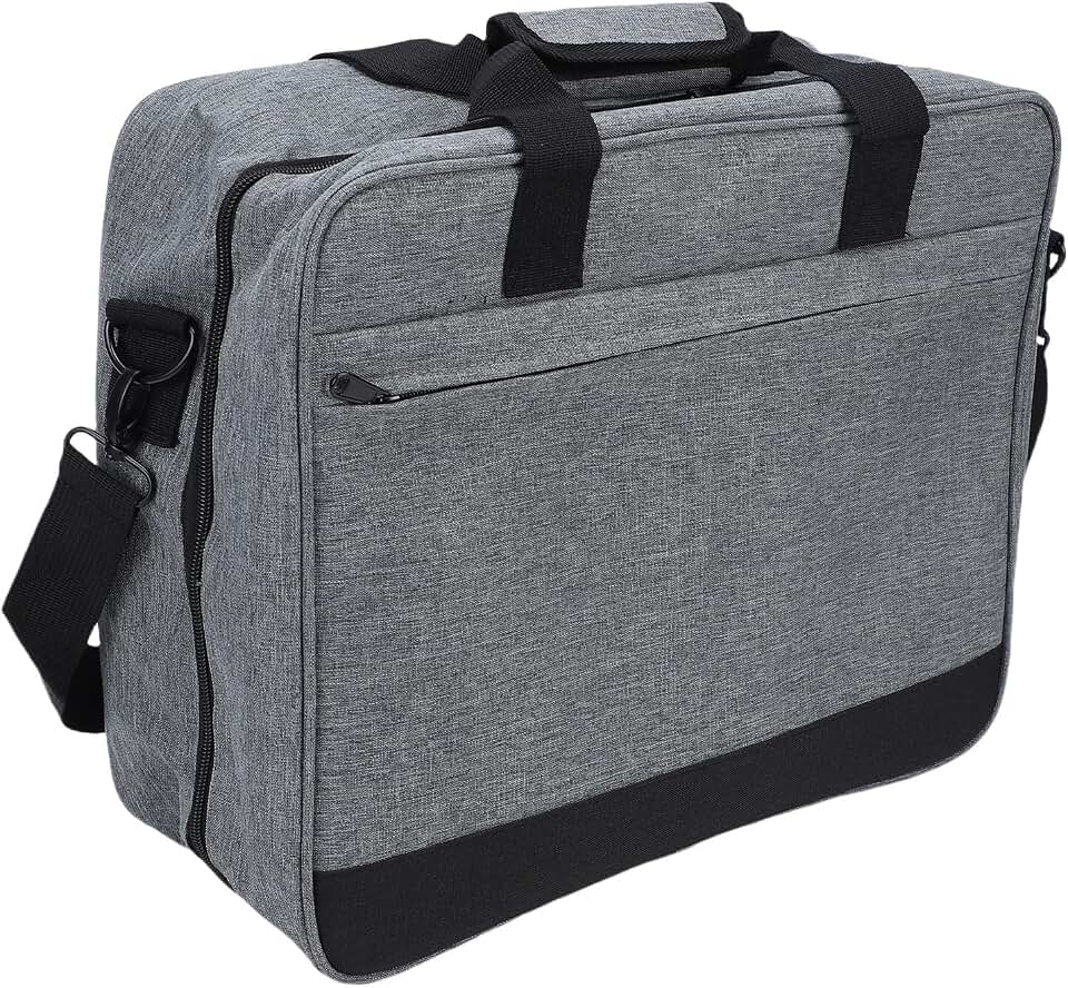 Diydeg Estojo para Mixer de DJ, Bolsa para Cabos com Divisória Removível, Proteção Acolchoada e Alça Ombro Ajustável, Bolsa de Viagem para Mixer Áudio, Microfone Equipamento Musical