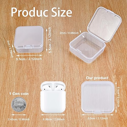 Miniatura 2 de Mathtoxyz 36 cajas organizadoras de cuentas, organizadores de cuentas pequeñas y contenedores de almacenamiento rectangulares para cuentas de