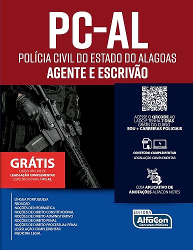 Polícia Civil do estado do Alagoas - Agente e escrivão - PC AL: EDITAL 2021