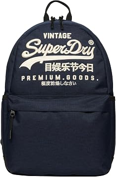 Superdry Mens 18L Heritage Montana Backpack, Eclipse Navy Marl, One Size