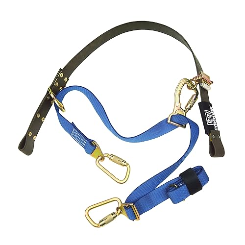 3M DBI-SALA Cynch-Lok 1204076 Dispositivo de restricción de caída, con cordón de red para postes de transmisión de hasta 30.5 pulgadas de diámetro,