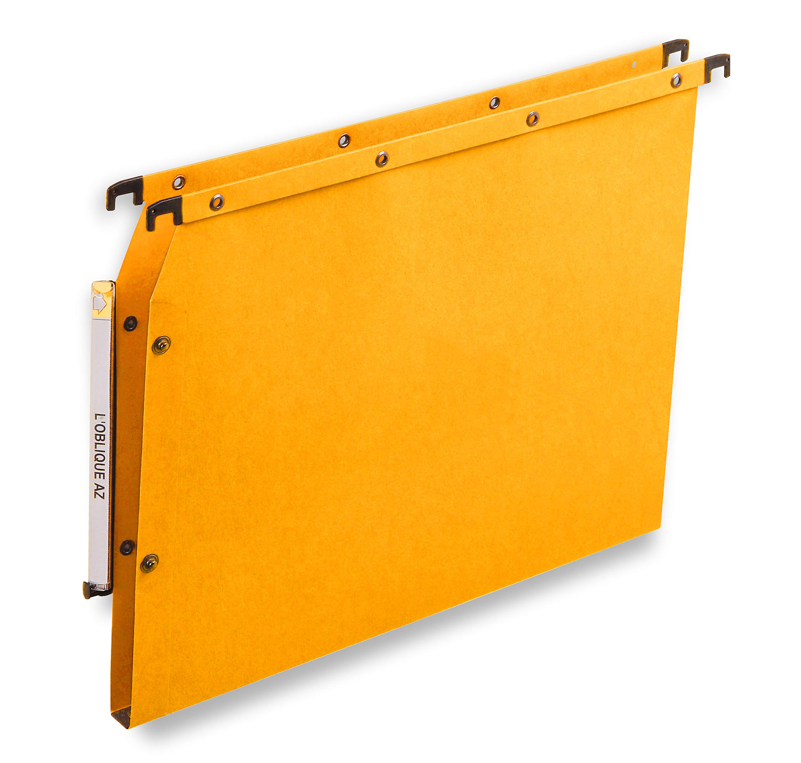 Elba Ultimate Carte Kraft Lot de 25 Dossiers Suspendus pour Armoire A4 Fond 15mm Jaune