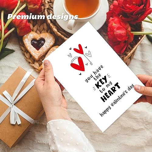 Miniatura 4 de Inbufruy Tarjeta de San Valentín para novio o novia, romántica tarjeta de regalo para el día de San Valentín para esposa, marido, tarjeta de