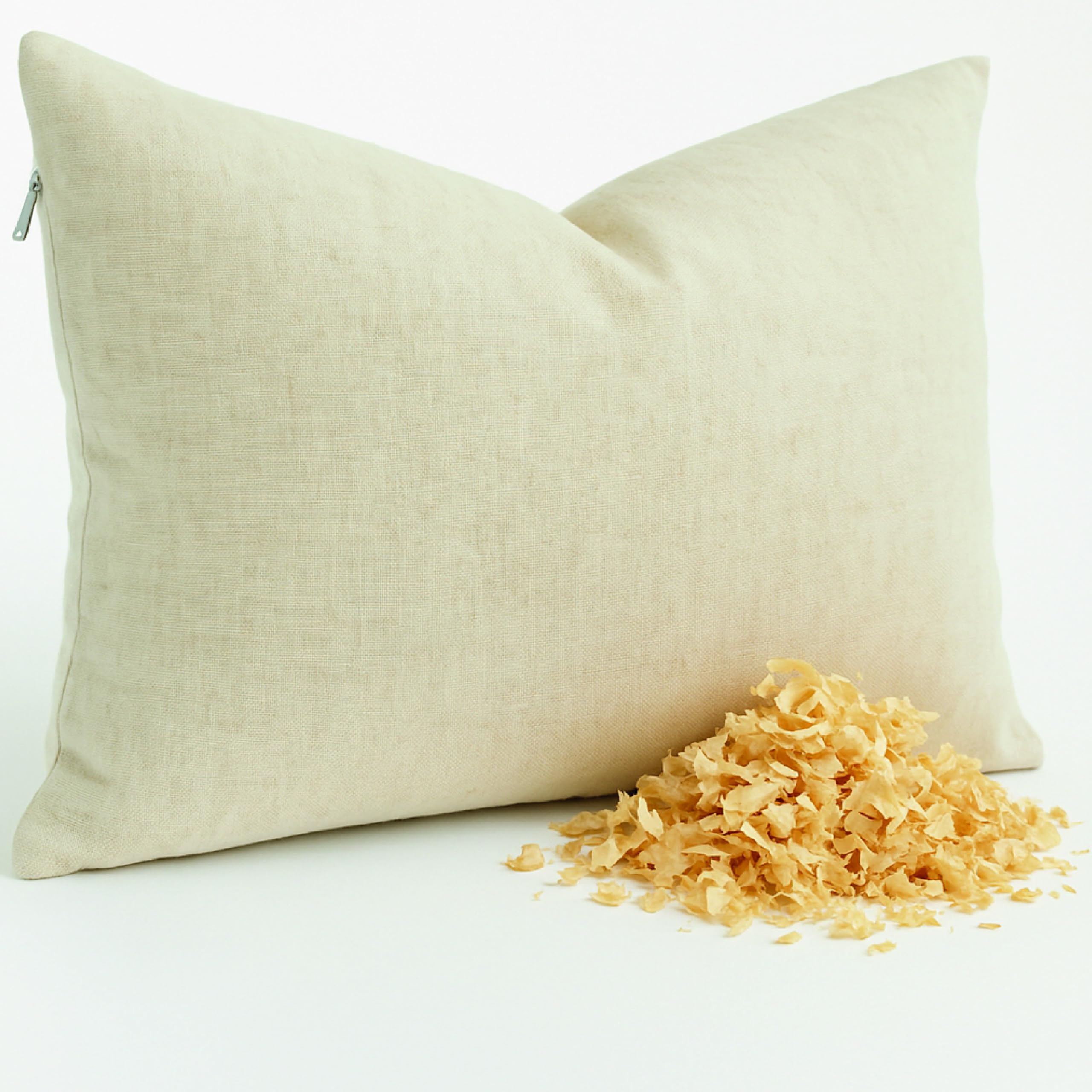 Guanciale sosna Cembro Alto Adige 50 x 80 - naturalna poduszka do głębokiego snu Cirmolo - regulowana, surowa bawełna, relaks