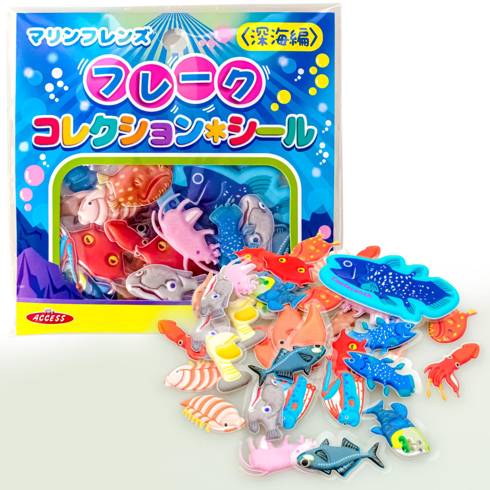 Amazon.co.jp: ザ・アクセス The ACCESS フレークシール 深海編
