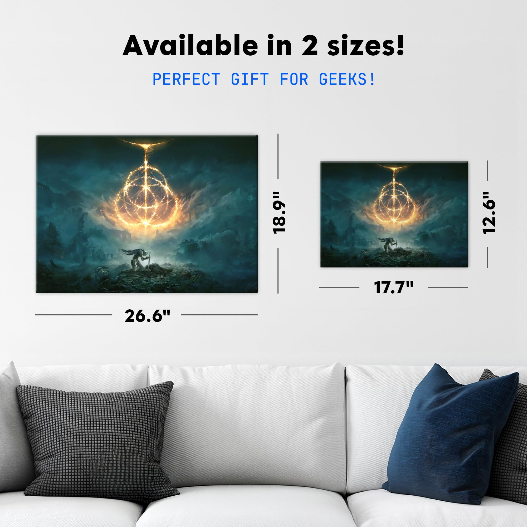 Amazon.com: Displate Elden Ring Metal Poster Magnetic Mounting