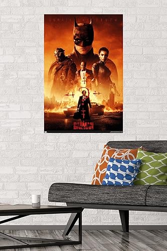 Miniatura 2 de Trends International DC Comics Movie The Batman - Póster de pared de una hoja, 22.375 x 34 pulgadas, versión sin marco