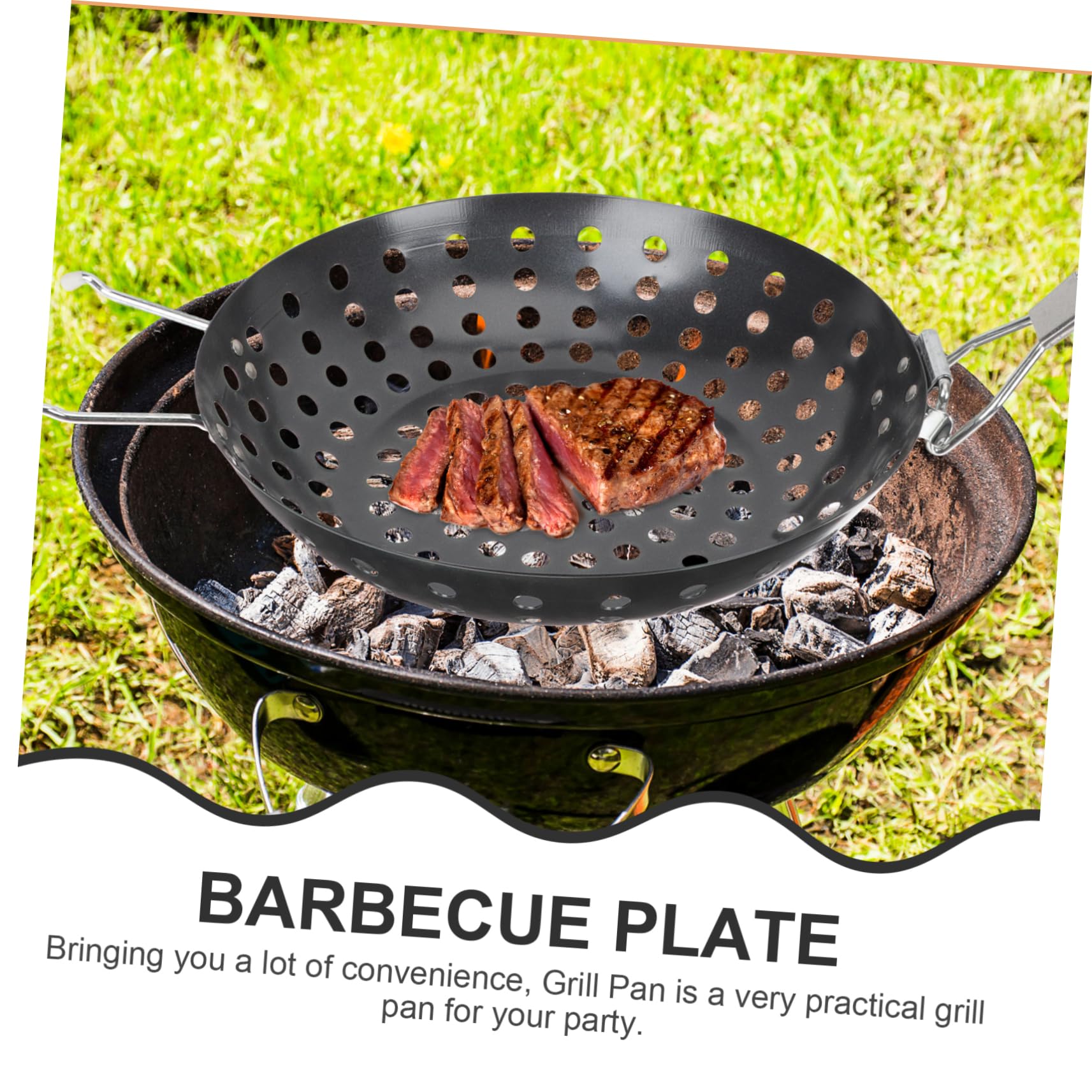 Toddmomy Piastra da Barbecue Professionale Antiaderente con Utensile per Grigliate Superficie per Carne e Verdure