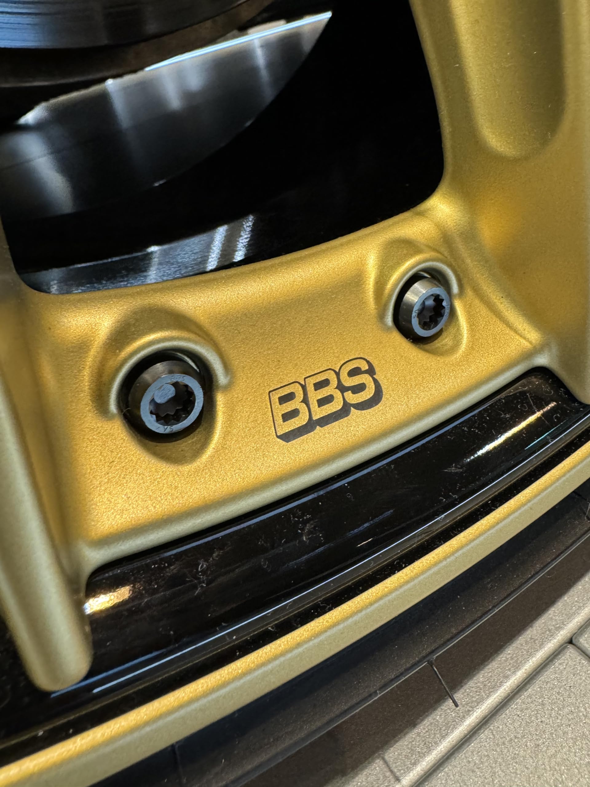 1 vite in titanio M7 x 24,5 per cerchioni BBS nero I RS I RX I Split I Tuning I Auto I Parti