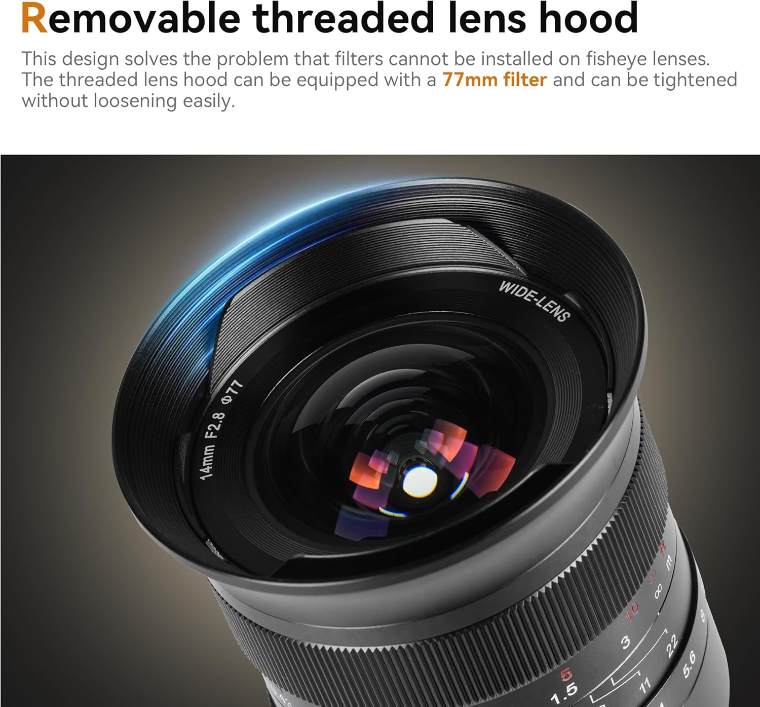 7artisans 14mm F2.8 Camera Lens Ultra Wide Angle Full Frame Prime Mirrorless Lens,116° Field View and 10 Aperture Blades for Portraiture,Street Photography,Humanistic (for L Mount)