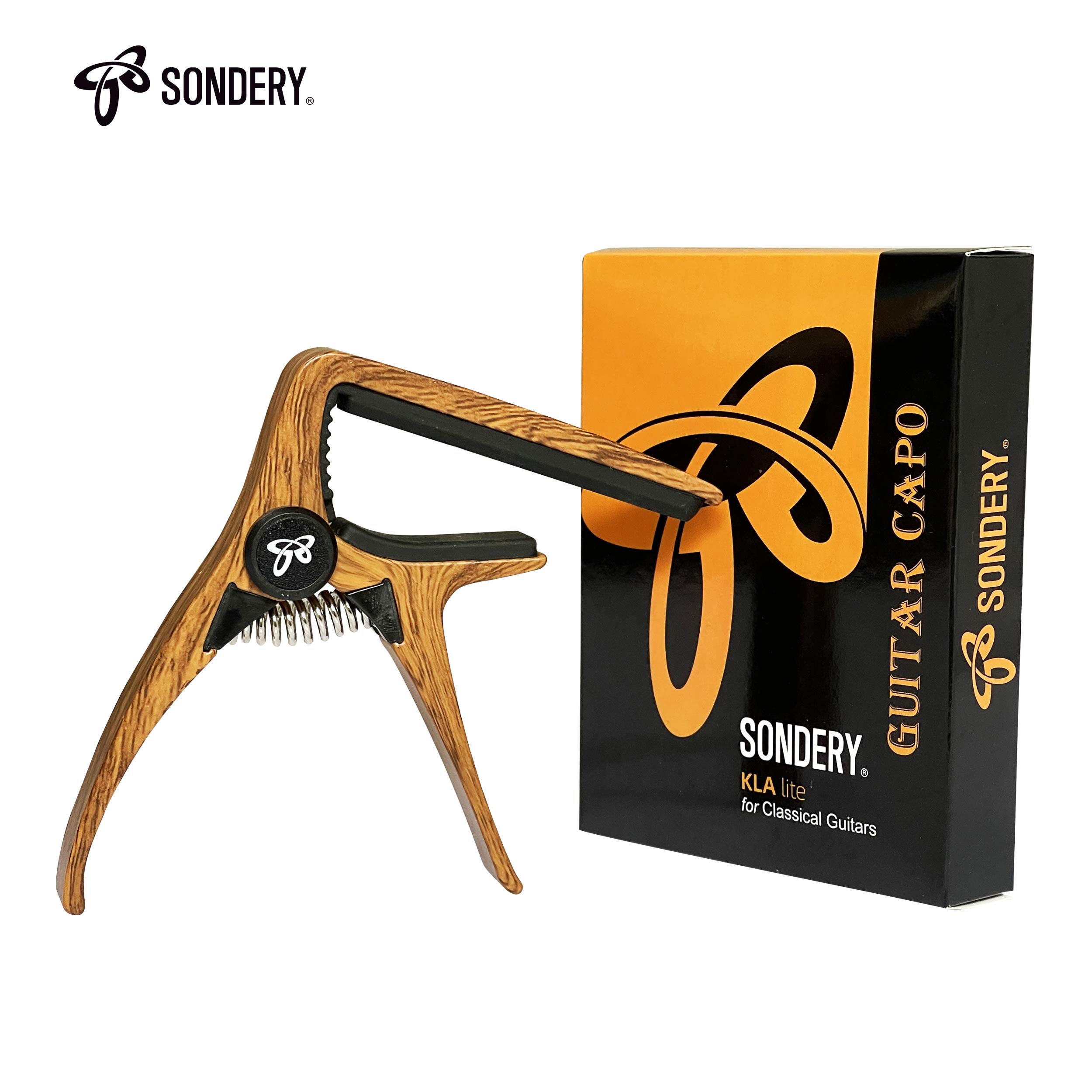 Capotasto Sondery Per Chitarra Classica - Leggero In Alluminio, Tensione Calibrata