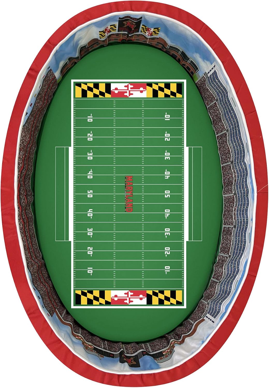 StadiumSpot Officially Licensed NCAA Premium Oval Dog Bed, Florida State, Small