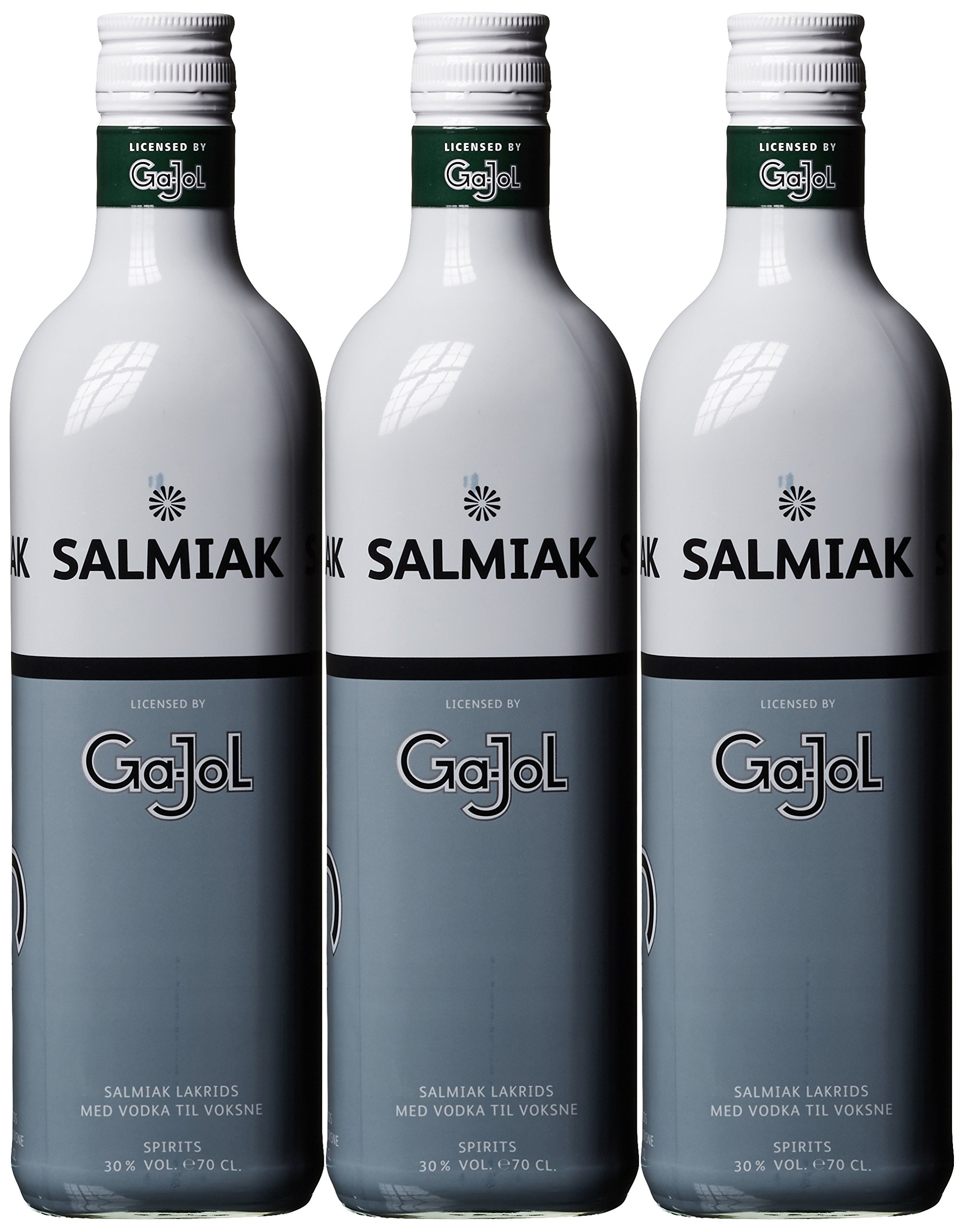 Ga-Jol Vodka Shot Salmiak-Lakritz 30% (3 x 0.7 l)