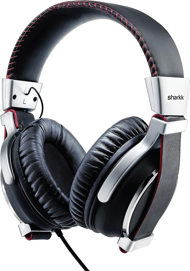 sharkk bravo headphone with powerful hybrid electrostatic professional stereo sound headphones fit and noise reduction