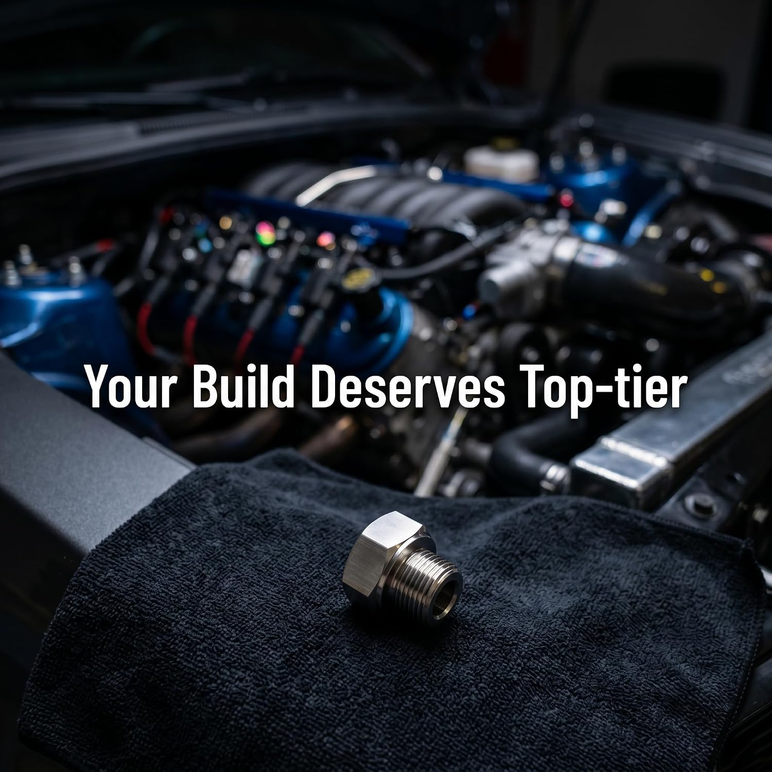 M16x1.5 to 1/8 NPT Oil Pressure Sensor Adapter, 304 Stainless Steel LS Engine Swap Fitting for GM LS Series LS1 LSX LS3 4.2L 4.3L 4.8L 5.3L 6.0L 6.2L (Silver)