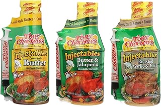 Tony Chachere Injectable Marinade Variety Pack, Butter, Butter Jalapeno ...