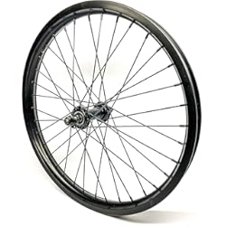 Mejor Rueda Delantera Mtb Eastern Bikes Atom Series - Rueda BMX de 20 pulgadas, color negro (delantero (eje de 3/8")