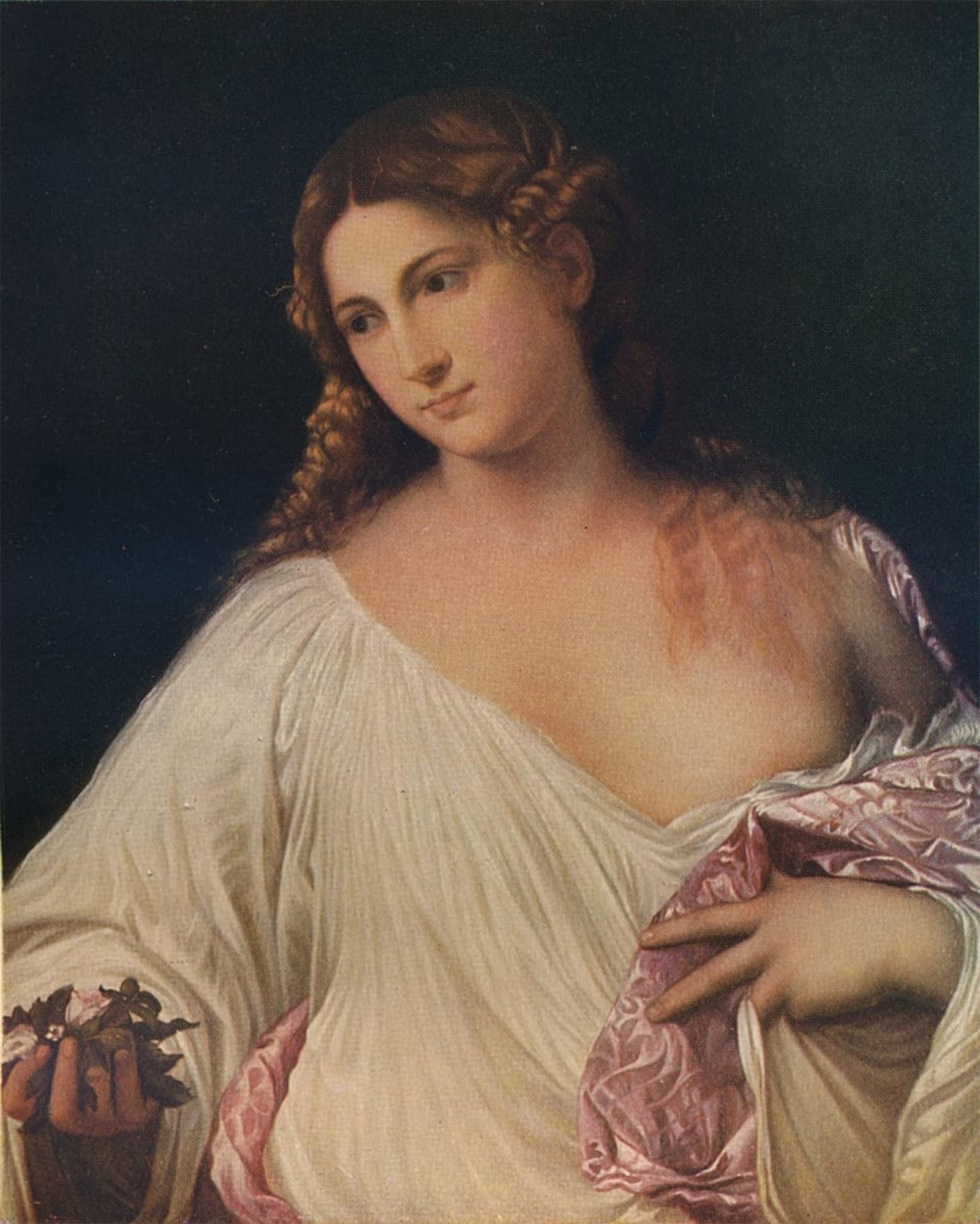 Póster Flora de Tiziano lienzo de graffiti para salón y dormitorio moderno 5