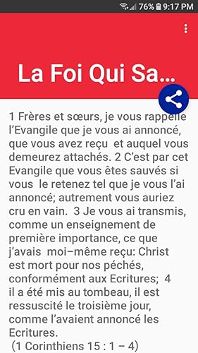 La Foi Qui Sauve (The Faith That Saves)