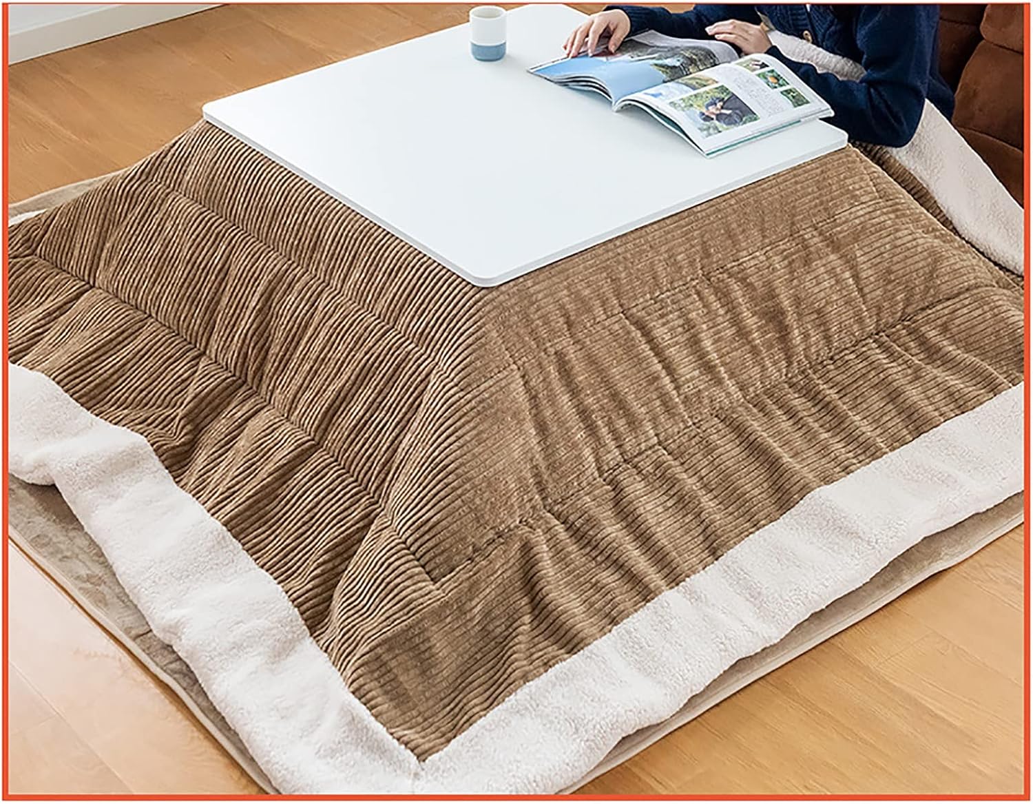 Kotatsu Washable Kotatsu Futon Comforter (Table and stove