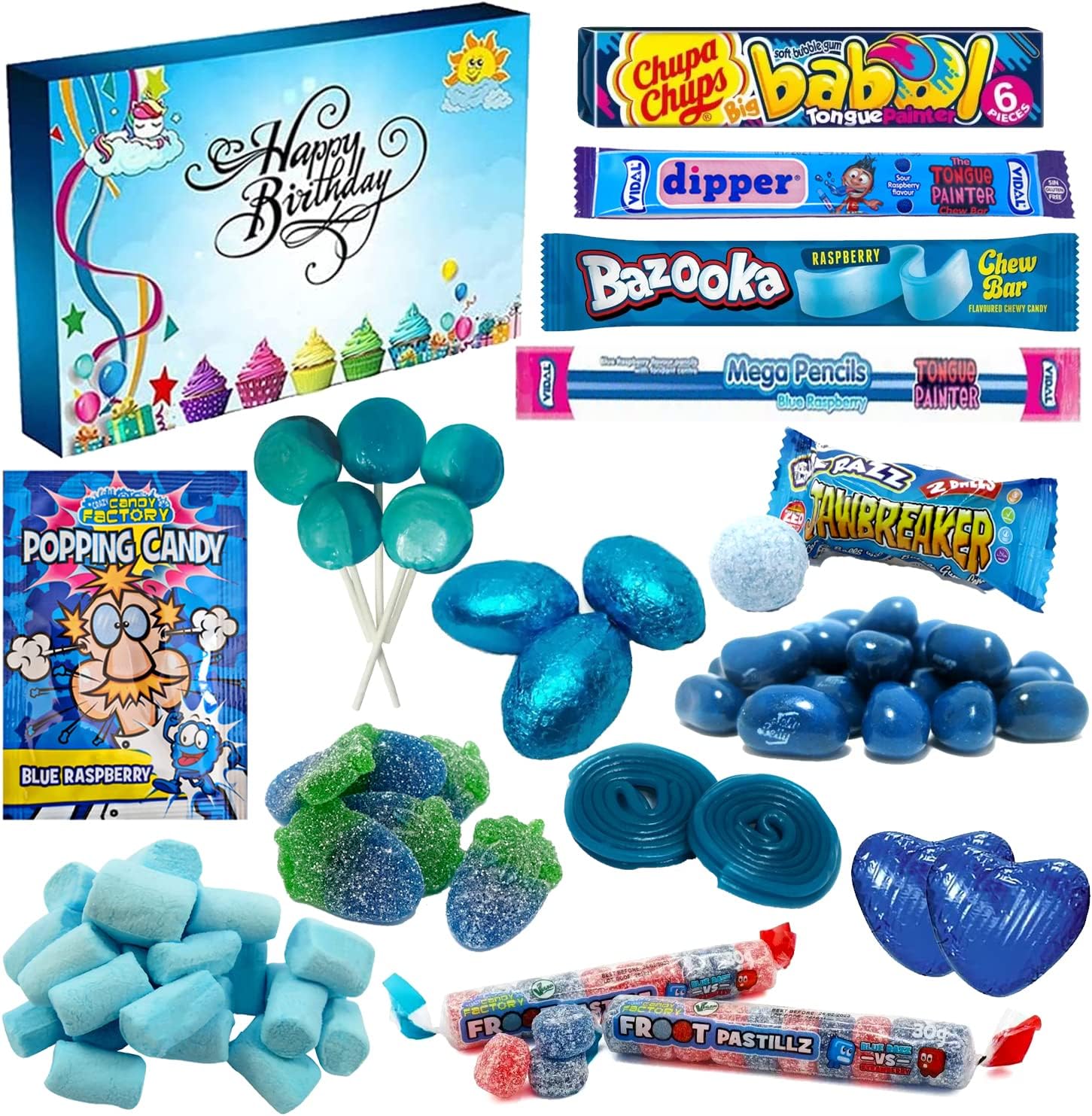 Retro Sweets & Chocolate Mixed Hamper Gift Box Sweet treats