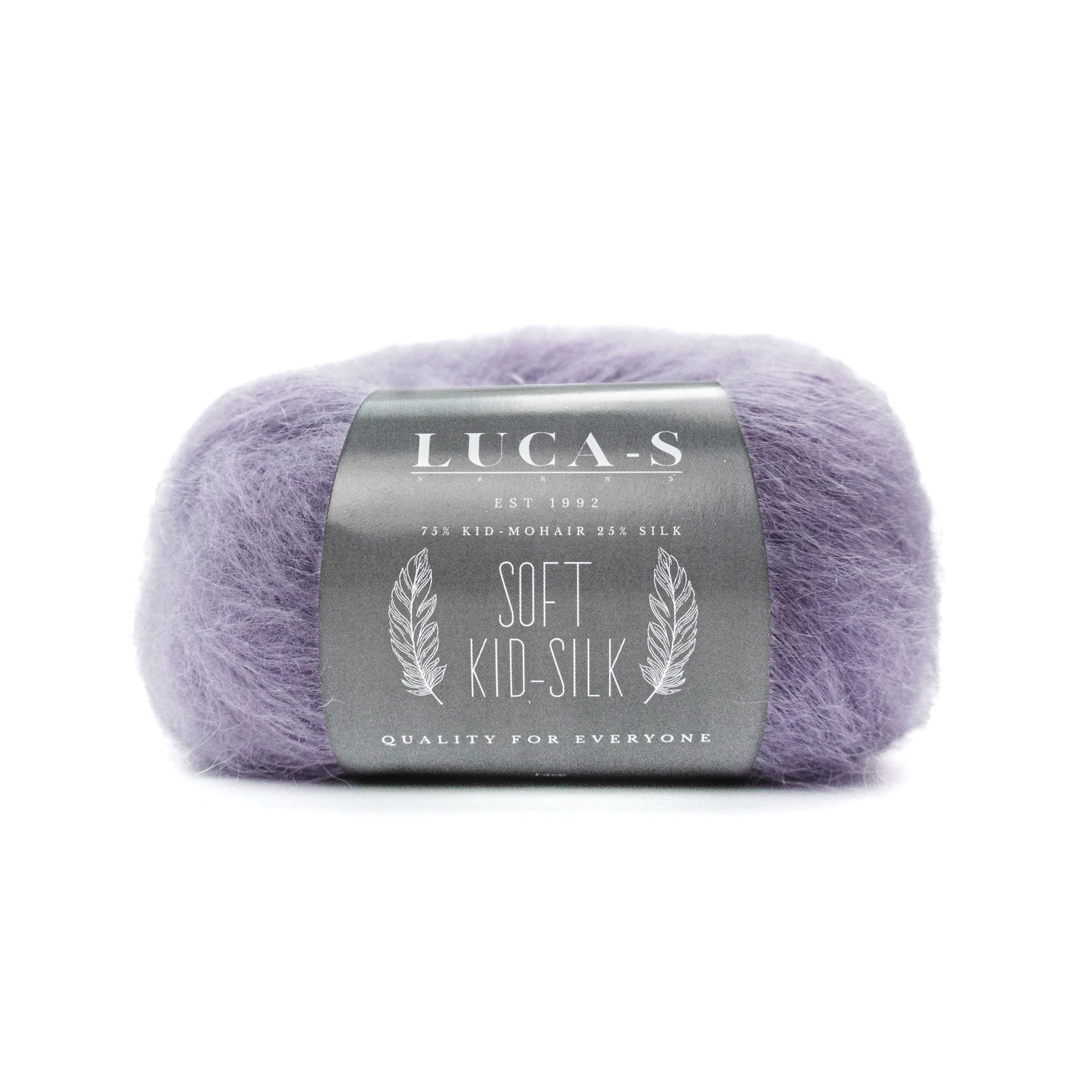 Set of 5 Soft Kid Mohair & Silk Yarn for Knitting & Crochet, 75% Mohair 25% Silk, 25g 210m, Lace-Weight Fluffy and Soft Wool for Knitting — image 1