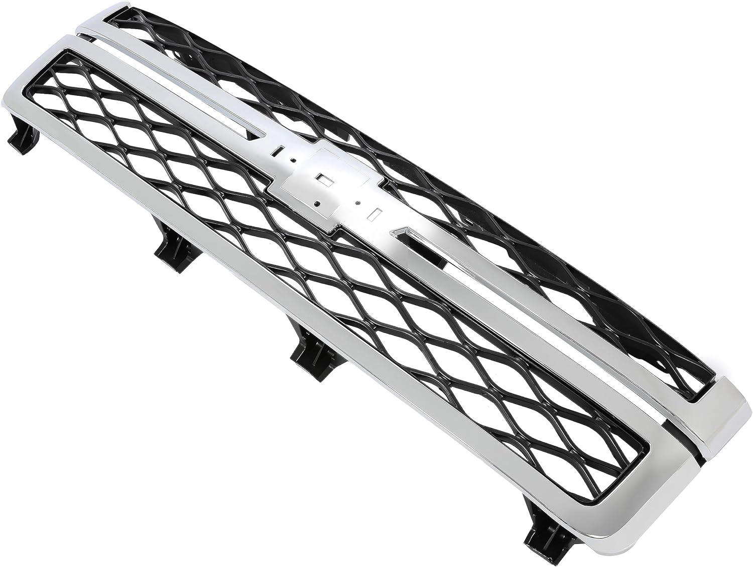 Front Grille Compatible with 2011-2014 Chevy Chevrolet Silverado 2500HD 3500 HD/GMC Sierra 2500HD 3500HD Replacement for GM1200639 Front Bumper Grill Chrome Silvery