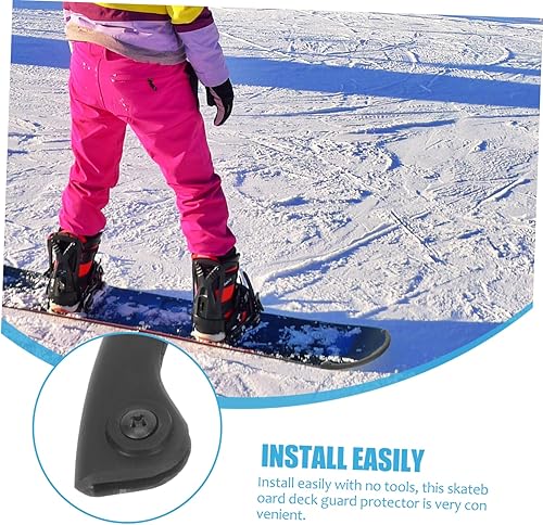 Miniatura 2 de BESPORTBLE Protector de borde de barra de protección de snowboard, tira de parachoques para patineta, tira de protección de borde de longboard, tira